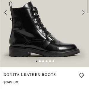 Allsaints Donita combat boots size 7/ 38 EU